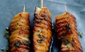 Grilled White Cheese With Oregano Oil