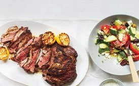 Grilled Yogurt-Marinated Leg of Lamb