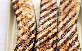 Grilled Zucchini with Garlic and Lemon Butter Baste