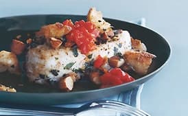 Hake with Chunky "Romesco"