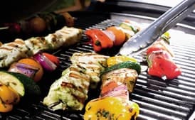 Halibut Brochettes Provençale