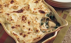 Halibut Pot Pie with Mashed Potato Crust