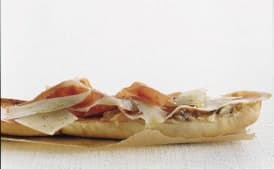 Ham, Manchego, and Fig Tartines