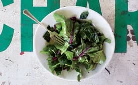 Hardy Greens With Lemon-Garlic Vinaigrette