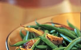 Haricots Verts, Roasted Fennel, and Shallots