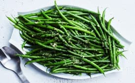 Haricots Verts (Thin French Green Beans) with Herb Butter