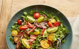 Heirloom Tomato Salad with Watercress and Pickled Shallots