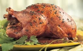 Herb-Brined Turkey with Pear Gravy