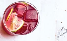 Hibiscus, Orange, and Vanilla Agua Fresca