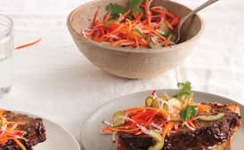 Hoisin-Glazed Meatloaf Sandwiches