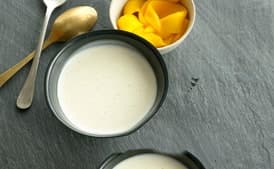 Honey-Lemon Custard with Fruit