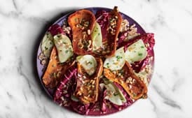 Honeynut Squash With Radicchio and Miso
