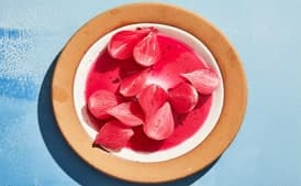 Hot-Pink Pearl Onion Pickles