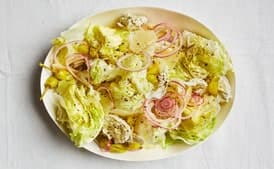 Iceberg Salad with Italian Dressing