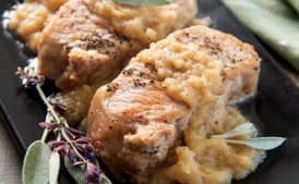 Instant Pot Cinnamon-Apple Pork Chops