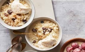 Instant Pot Lemon Vanilla Rice Pudding With Whipped Cream