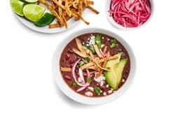 Instant Pot Red Bean and Quinoa Soup with Taco Fixins