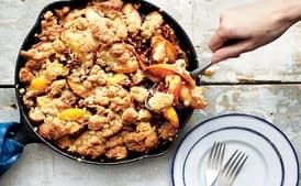 Iron-Skillet Peach Crisp