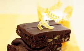 Jamaican Coffee Brownies with Pecans