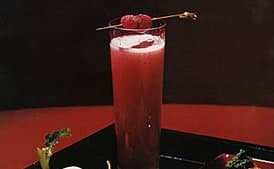 Jerk Pork on Red Pepper Mayo and Black-Eyed-Pea Cakes