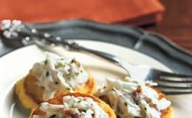 Johnnycakes with Peekytoe Crab