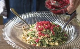 Kale, Apple, Walnut and Sumac Onion Tabbouleh