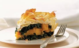 Kale, Butternut Squash, and Pancetta Pie