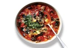Kale Minestrone with Pistou