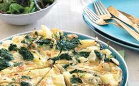 Kale, Potato, and Onion Frittata