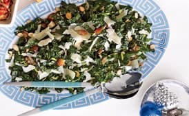 Kale Salad with Dates, Parmesan and Almonds