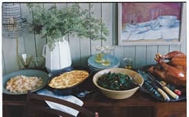 Kale with Panfried Walnuts