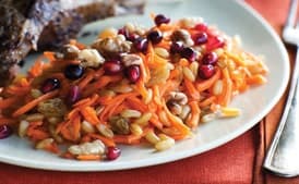 Kamut Salad with Carrots and Pomegranate