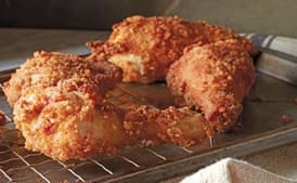 Kefir-Battered Cast-Iron Fried Chicken