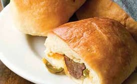 Klobasnek (Sausage Kolaches)
