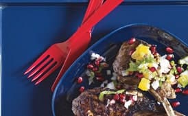 Lamb Chops with Pomegranate Relish