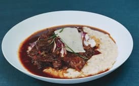 Lamb Shank Ragù with Anson Mills Grits