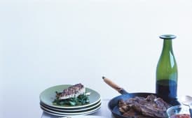 Lamb Shoulder Chops with Tomatoes and Za'atar