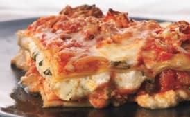 Lasagna with Turkey Sausage Bolognese