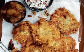 Latkes with Lots of Sauces