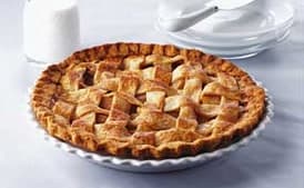 Lattice-Crust Pear Pie