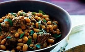 Lebanese Lamb and Bean Stew