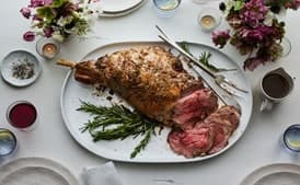Leg of Lamb with Garlic and Rosemary