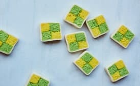 Lemon and Lime Battenberg