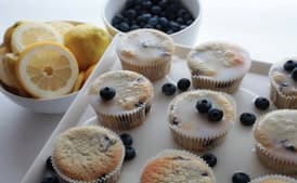 Lemon Blueberry Cupcakes with a Citrus Glaze