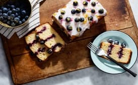 Lemon-Blueberry Poke Cake