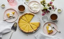 Lemon Curd Tart with Olive Oil