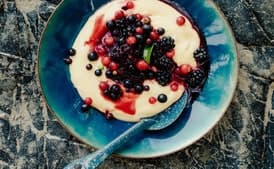 Lemon Curd with Berries