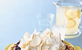 Lemon Meringue Blueberry Pie