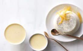 Lemon Pannacotta with Lemon Marmalade
