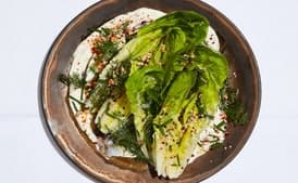 Little Gem Wedge Salad with Tahini Ranch